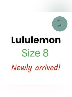 Lulu Bhakti Yoga Jacket Luon Diagonal Zip Size 8